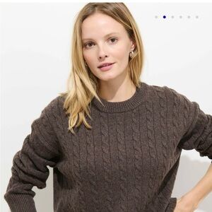 Alex Mill Women's Cable Knit Sweater - Molasses color